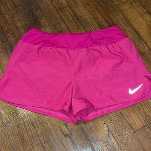 Pink nike shorts